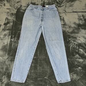 Sasson Jeans Women's 15/16 Blue Denim Cotton Light Wash Tapered Leg Y2K Vintage